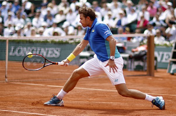 Stan Wawrinka Backhand French Open Paris 2017