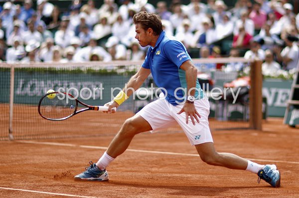 Stan Wawrinka Backhand French Open Paris 2017