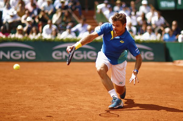 Stan Wawrinka Backhand French Open Paris 2017