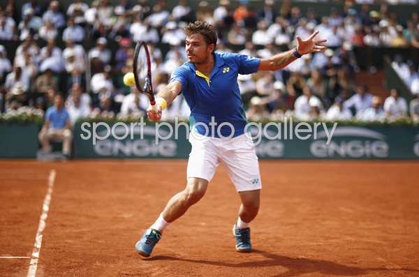 Stan Wawrinka Backhand French Open Paris 2017