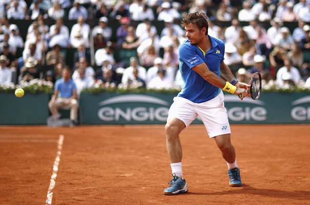 Stan Wawrinka Backhand French Open Paris 2017