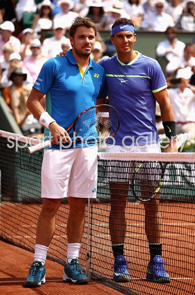 Rafael Nadal & Stan Wawrinka French Open Final Paris 2017