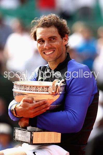 Rafael Nadal French Open Champion Paris 2017