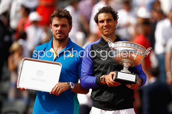 Rafael Nadal & Stan Wawrinka French Open Final Paris 2017