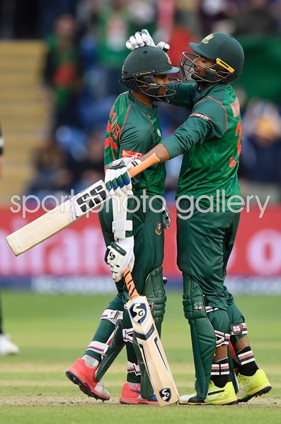 Mahmudullah & Shakib Bangladesh v New Zealand Champions Trophy 2017