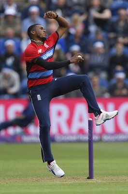 Chris Jordan England v South Africa T20 Cardiff 2017