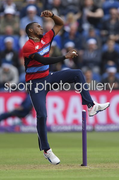 Chris Jordan England v South Africa T20 Cardiff 2017