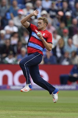 David Willey England v South Africa T20 Cardiff 2017