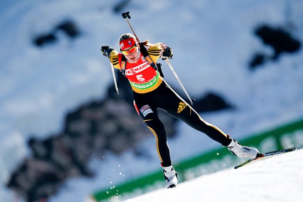 Anastasiya Kuzmina IBU Biathlon World Championships Ruhpolding 2012