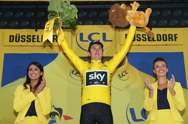 Geraint Thomas Yellow Jersey Tour de France 2017