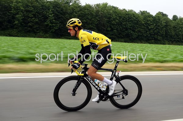 Geraint Thomas Yellow Jersey Tour de France 2017