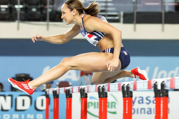 Jessica Ennis Hurdles Istanbul 2012