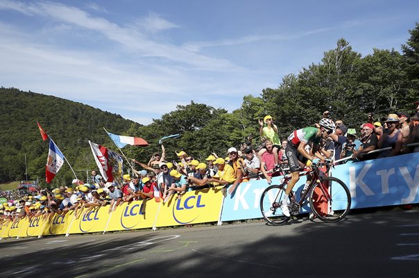 Fabio Aru Italy wins up La Planche des Belles Filles Tour 2017