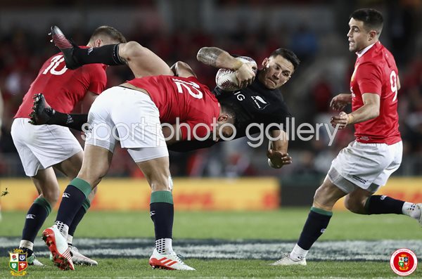 Ben Te'o British & Irish Lions tackles Sonny Bill Williams Auckland 2017
