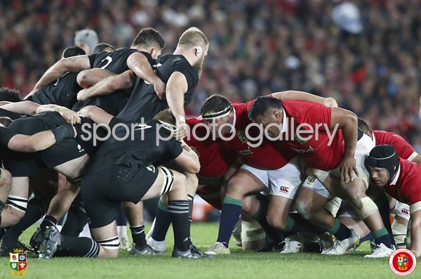 British & Irish Lions v All Blacks Scrum Auckland 2017