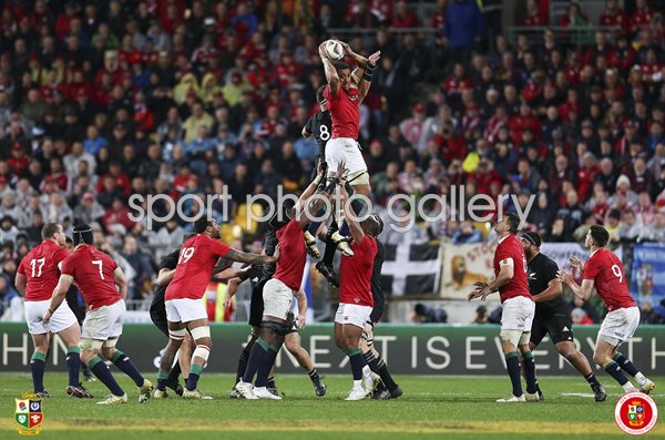 British & Irish Lions Lineout v New Zealand Wellington 2017
