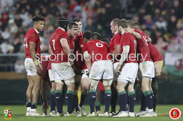 British & Irish Lions Huddle v New Zealand Wellington 2017