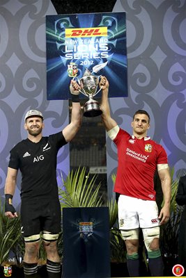 Sam Warburton Kieran Read British & Irish Lions v New Zealand 2017