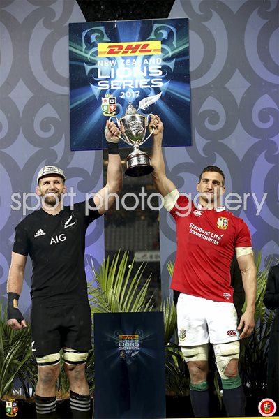 Sam Warburton Kieran Read British & Irish Lions v New Zealand 2017