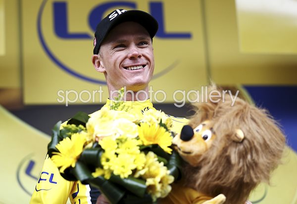 Chris Froome Yellow Jersey Le Tour de France 2017