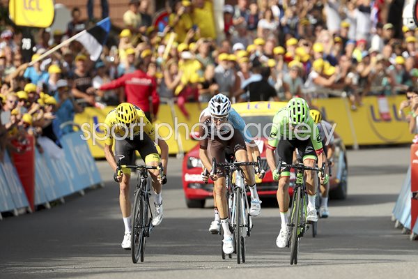 Rigoberto Uran Chris Froome Stage Seventeen Le Tour de France 2017