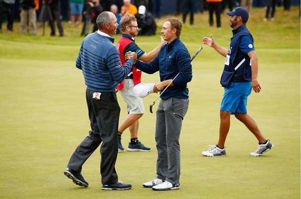 Jordan Spieth & Matt Kuchar British Open Birkdale 2017