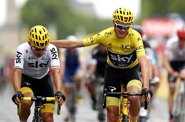 Chris Froome & Team Sky Paris Tour de France 2017
