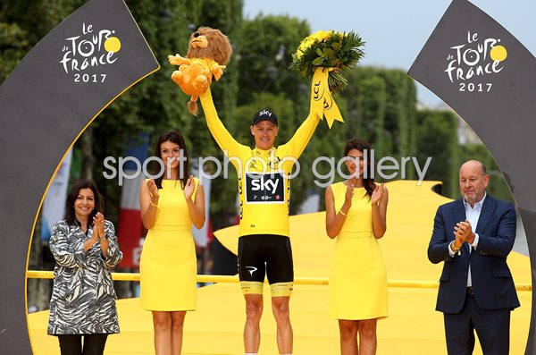 Chris Froome Tour de France Champion Paris 2017