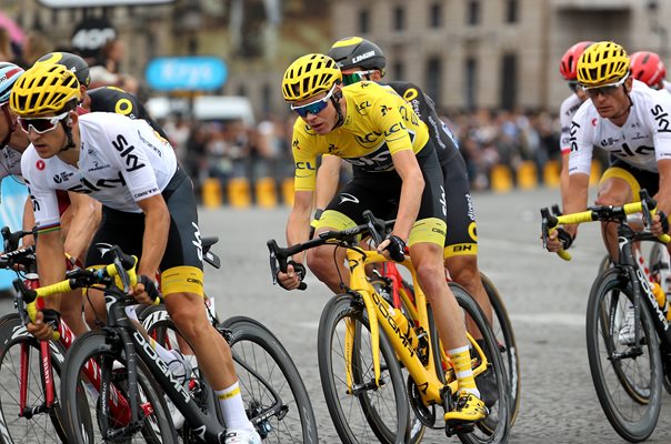 Chris Froome Tour de France Champion Paris 2017