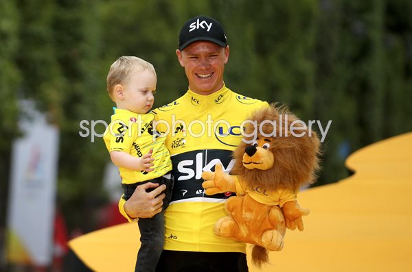 Chris Froome Tour de France Champion Paris 2017