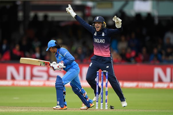 Sarah Taylor England v India Women's World Cup Winning Moment 2017
