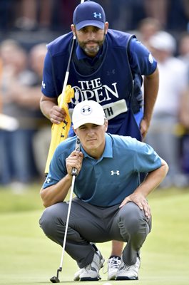 Jordan Spieth & Michael Greller British Open Birkdale 2017