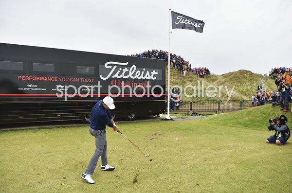 Jordan Spieth British Open 13th Hole Final Round Birkdale 2017