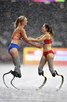 Sara Andres Barrio Spain & Fleur Jong Netherlands IPC Worlds London 2017