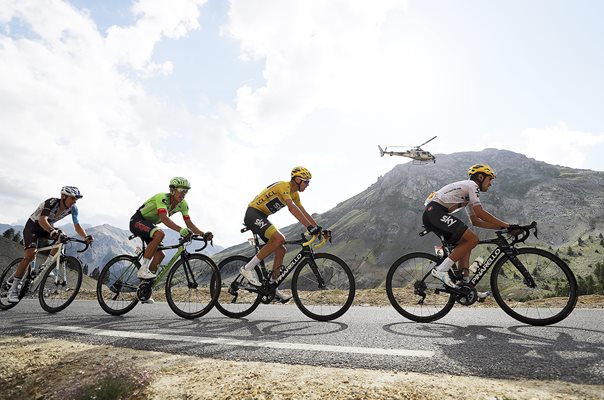 Chris Froome, Landa, Uran & Bardet Stage 18 Tour 2017