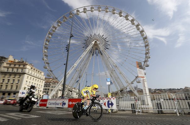 Chris Froome Stage 20 Time Trial Marseille Tour 2017