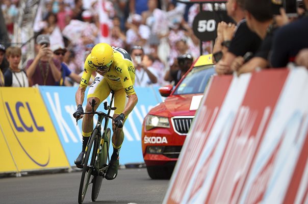 Chris Froome Stage 20 Time Trial Marseille Tour 2017