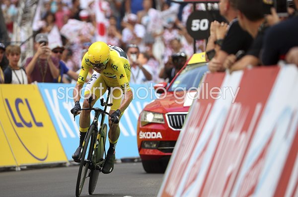 Chris Froome Stage 20 Time Trial Marseille Tour 2017