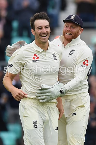 Toby Roland-Jones England Test Debut v South Africa Oval 2017