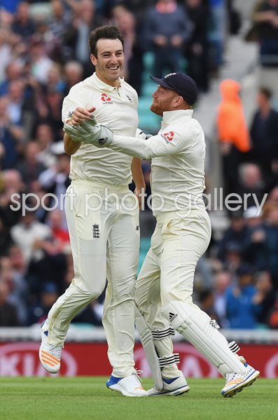 Toby Roland-Jones England Test Debut v South Africa Oval 2017