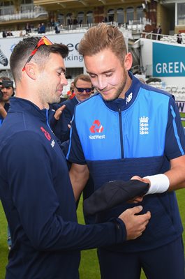 James Anderson 125 England Caps Oval Test 2017