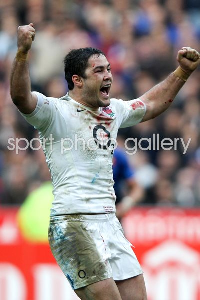 Brad Barritt England v France Paris 2012