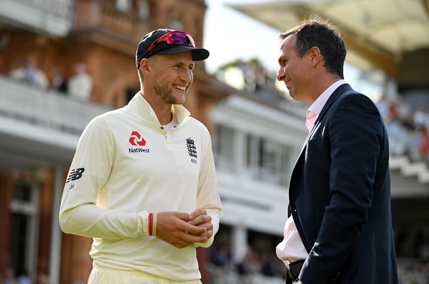 Joe Root & Michael Vaughan England v South Africa Lord's 2017