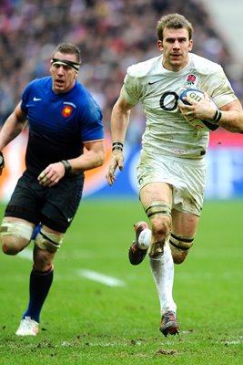 Tom Croft scores v France Paris 2012