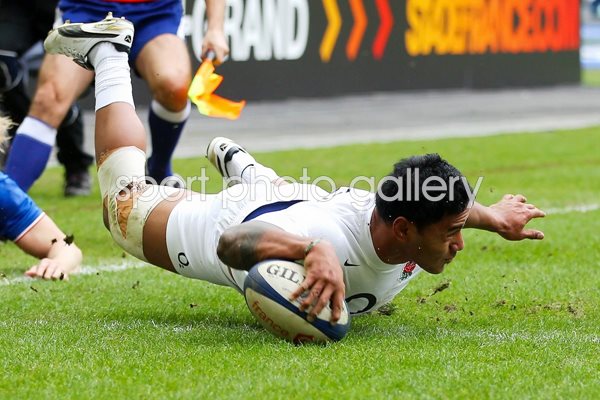 Manu Tuilagi scores England v France 2012
