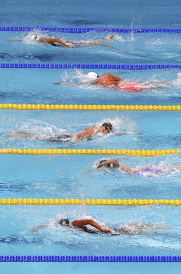 Katie Ledecky USA laps field World Swimming Budapest 2017
