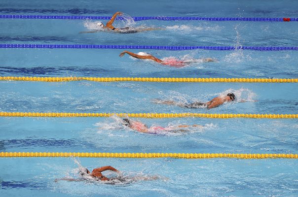 Katie Ledecky USA laps field World Swimming Budapest 2017