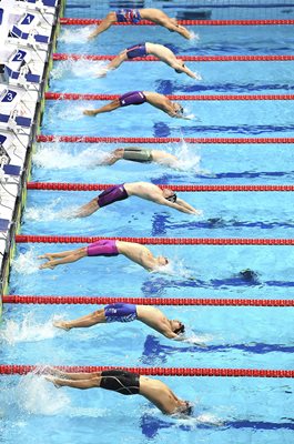 World Swimming Race Start Budapest 2017 