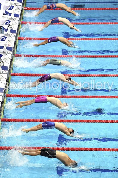 World Swimming Race Start Budapest 2017 