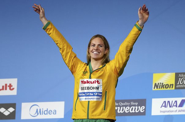 Emily Seebohm Australia World Swimming Budapest 2017 